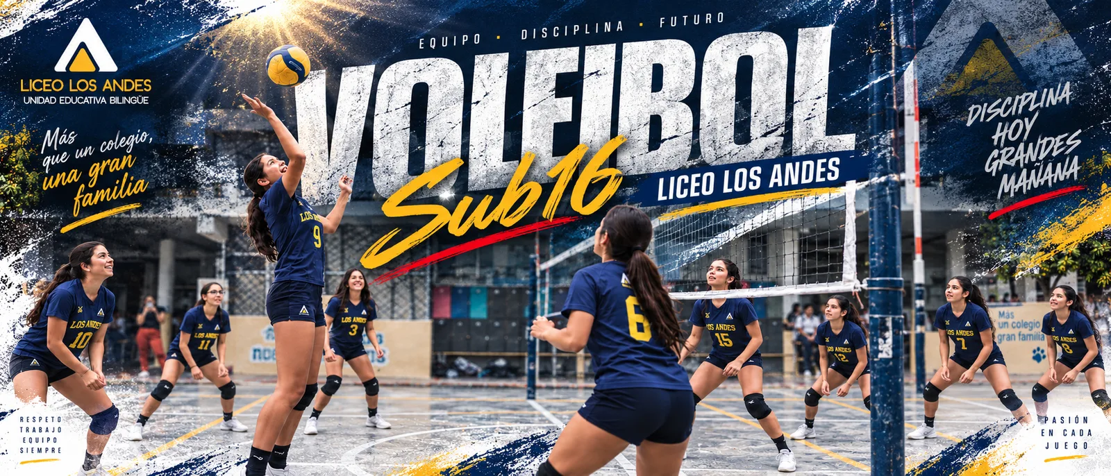 Apoya a Voleibol Sub16 · Liceo Los Andes